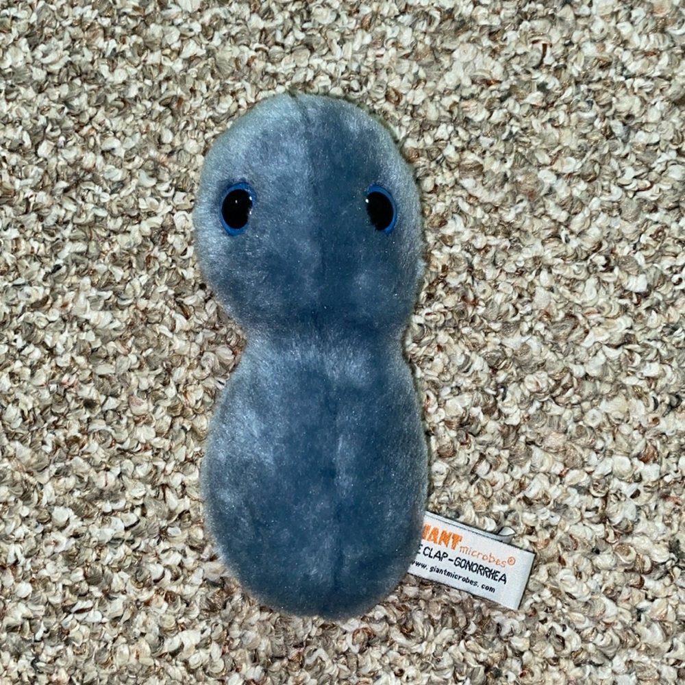 Gonorrhea microbe plushie